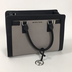 Structured Leather Michael Kors Handbag